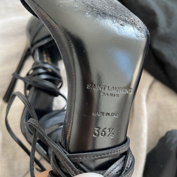 Saint Laurent Feather Heels - Picture 9 of 11